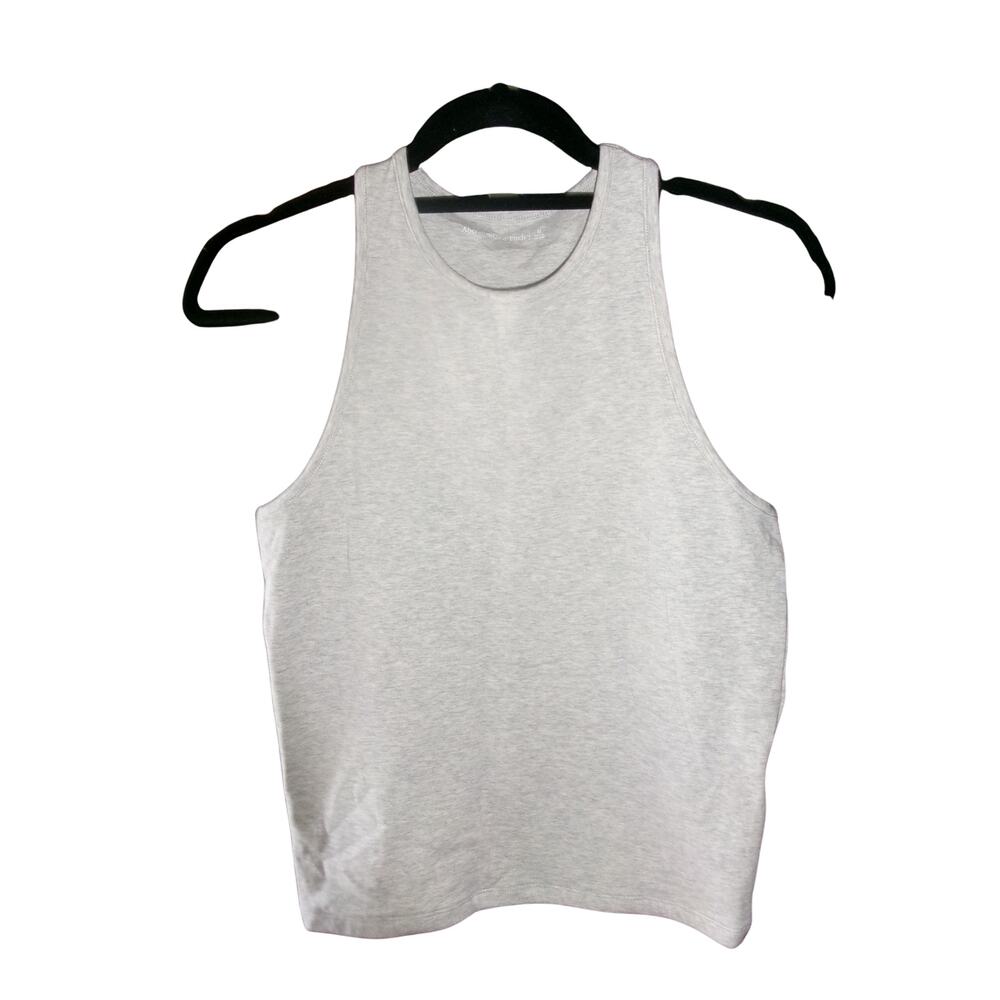 Abercrombie x Tia Booth Gray Tank Top High Neck NWT Women's Medium